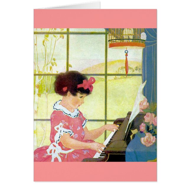 Spielen des Klaviers (Vorne)