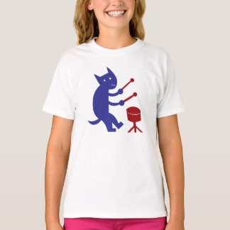 Spielen einer Trommel T-Shirt
