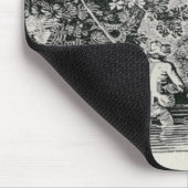 Spielen eines Lachses Mousepad (Ecke)