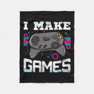 Spielen für Videospiele-Entwickler-Geschenk machen Fleecedecke