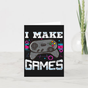 Spielen für Videospiele-Entwickler-Geschenk machen Karte
