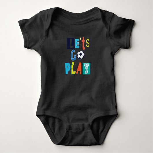 Spielen geht's baby strampler (Vorderseite)