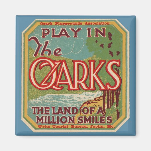 Spielen im OZARKS Land eine Million Lächeln Magnet (Vorne)