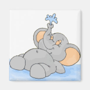 Spielen im Wasser Magnet