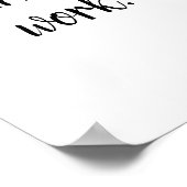 Spielen ist Arbeits-Kinderspielzimmer Unterrichtsp Poster (Ecke)