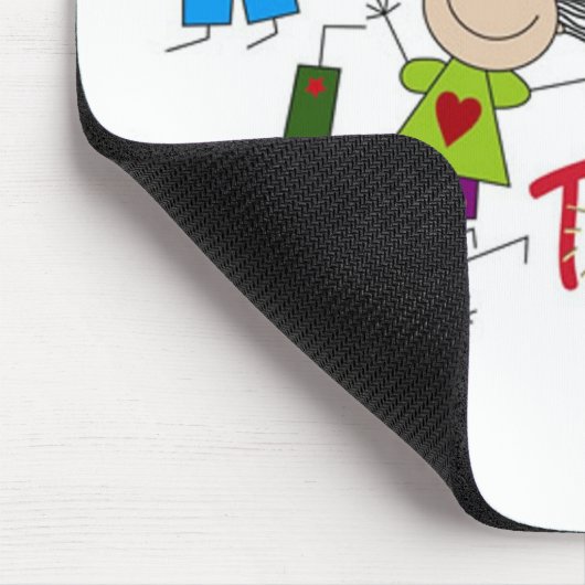 Spielen, lernen und wachsen zusammen mit Mousepad (Ecke)