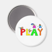 Spielen Magnet (Vorderseite/Rückseite)