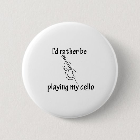 Spielen meines Cellos Button (Vorderseite)