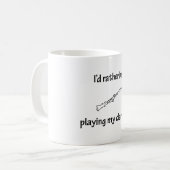 Spielen meines Clarinet Kaffeetasse (Vorderseite Links)
