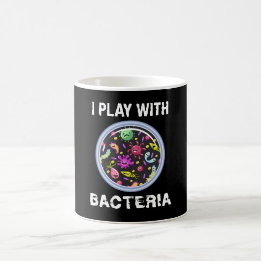 Spielen mit Bacteria Microbiology Chemical Kaffeetasse (Mittel)