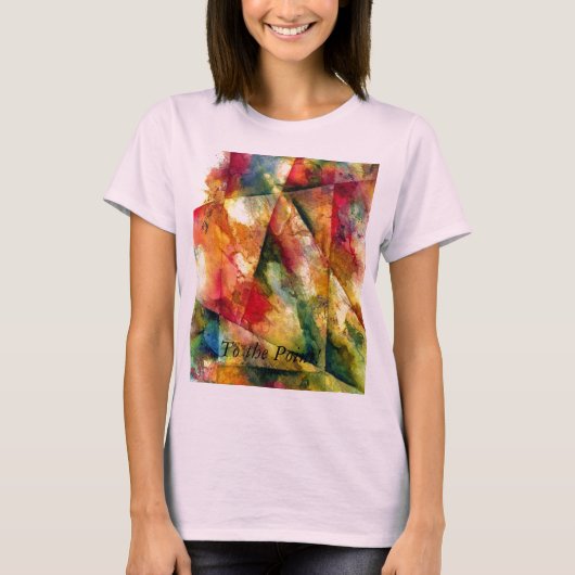 Spielen mit bunten Winkeln T-Shirt (Vorderseite)