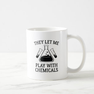 Spielen mit Chemikalien Kaffeetasse