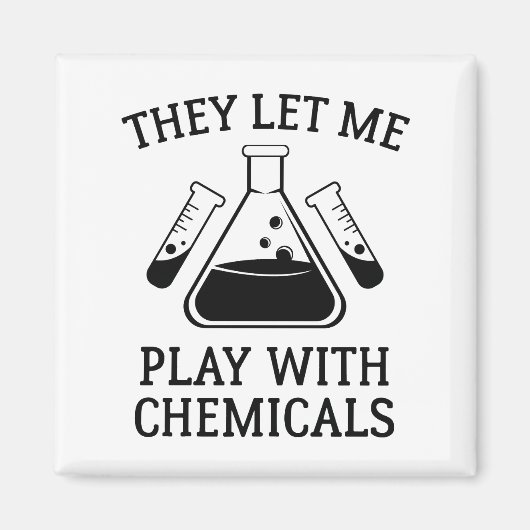 Spielen mit Chemikalien Magnet (Vorne)