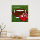 Spielen mit dem Poster des Herzens (Küche)