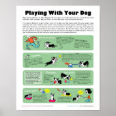 Spielen mit Ihrem Hund Poster (Vorne)