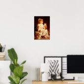 Spielen mit Kitten - Drucken Poster (Heimbüro)
