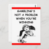 SPIELEN POSTKARTE (Vorne/Hinten)