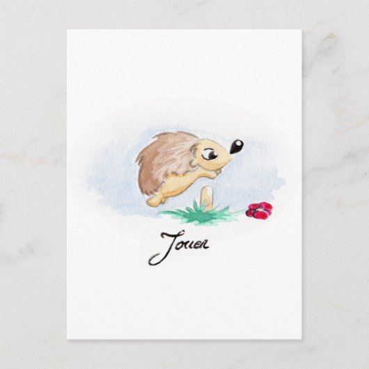 Spielen Postkarte (Vorderseite)