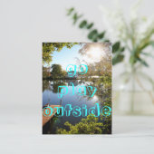 spielen postkarte (Stehend Vorderseite)