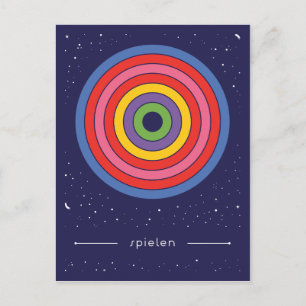 spielen postkarte