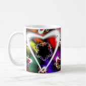 Spielen | Rainbow Fraktal Art Kaffeetasse (Links)