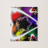 Spielen | Rainbow Fraktal Art Puzzle (Vertikal)