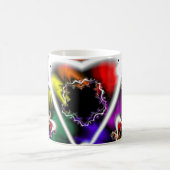 Spielen | Rainbow Fraktal Art Wrap Kaffeetasse (Mittel)