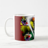 Spielen | Rainbow Fraktal Art Wrap Kaffeetasse (Links)