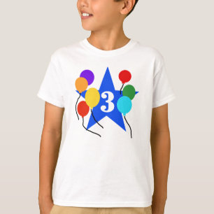 Spielen Sie 3. Geburtstag die Hauptrolle T-Shirt