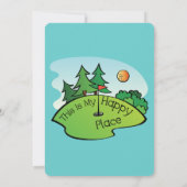 Spielen Sie 50. Geburtstagseinladung Golf Einladung (Rückseite)