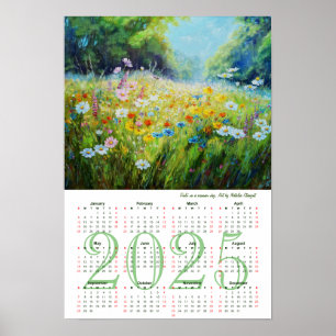 Spielen Sie an einem Sommertag. Fine Art Calendar Poster