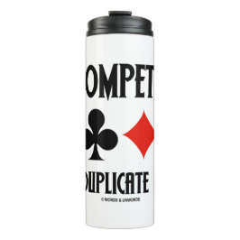 Spielen Sie Anzug mit doppelter Bridge-Karte im We Thermosbecher