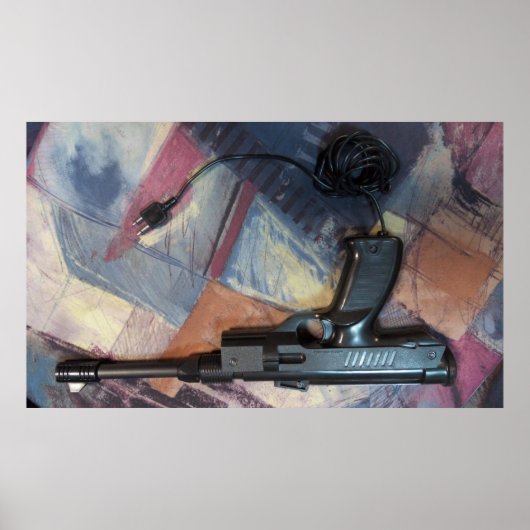 Spielen Sie auf dem Arkade, Gamer Gun Poster (Vorne)