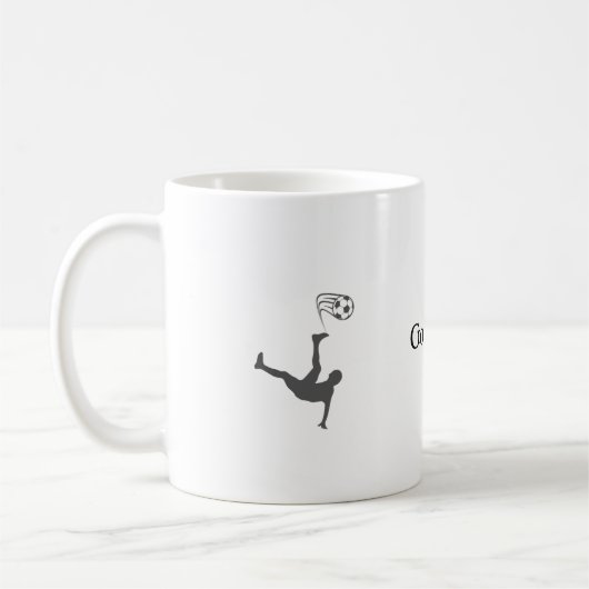 Spielen Sie Ball - Los! Soccer Kick Kaffeetasse (Links)
