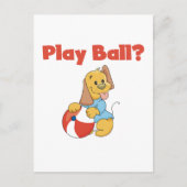 Spielen Sie Ball Tshirts und Geschenke Postkarte (Vorderseite)