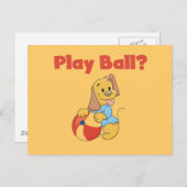 Spielen Sie Ball Tshirts und Geschenke Postkarte (Vorne/Hinten)