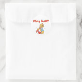 Spielen Sie Ball Tshirts und Geschenke Runder Aufkleber (Tasche)