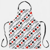 Spielen Sie Bridge, denn Brainpower ist für echte Schürze (Vorderseite)