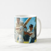 Spielen Sie Cricket Digital Art Kaffeetasse (VorderseiteRechts)
