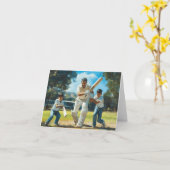 Spielen Sie Cricket Digital Art Karte (Gelbe Blume)