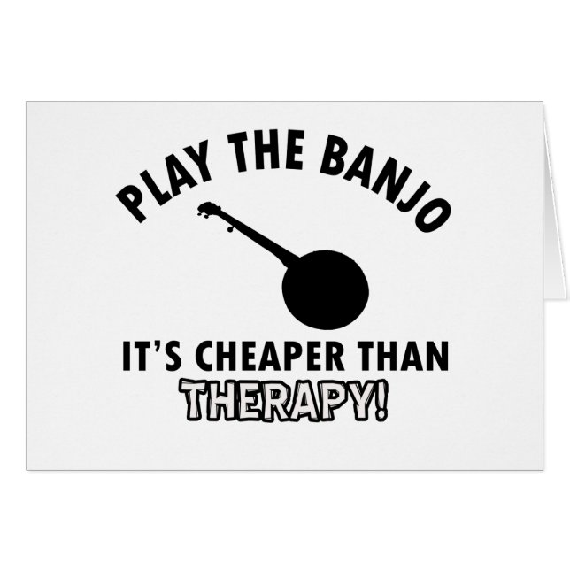 Spielen Sie das Banjo (Vorderseite (Horizontal))
