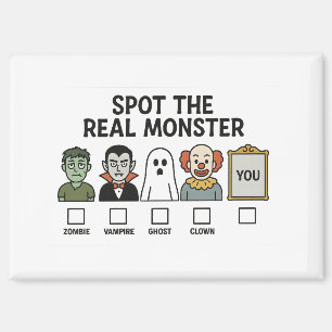 Spielen Sie das echte Monster Halloween-Spiel, das Magnet