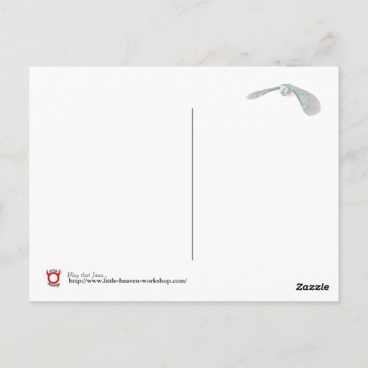 Spielen Sie das Jazz Postkarte (Rückseite)