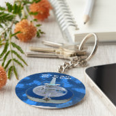 Spielen Sie den Blues-Schlüsselanhänger Schlüsselanhänger (Seite)