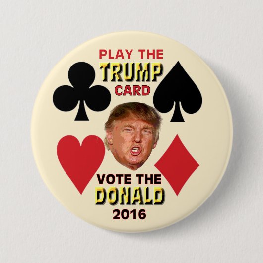Spielen Sie den Trumpf Button (Vorderseite)
