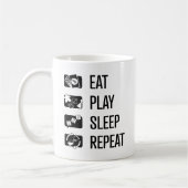 Spielen Sie die Black Art Tasse mit einem Sleep-Sl (Links)