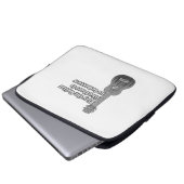 Spielen Sie die Gitarre, wie es kein Morgen gibt Laptopschutzhülle (Vorne Knopf)