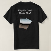 Spielen Sie die Karten, die Sie für den T - Shirt  (Design Rückseite)