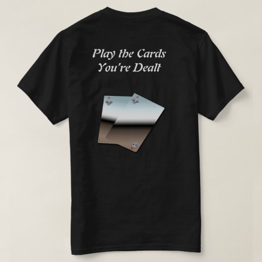 Spielen Sie die Karten, die Sie für den T - Shirt (Design Rückseite)