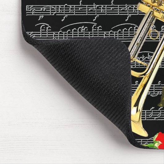 Spielen Sie die Musik. Mousepad (Ecke)